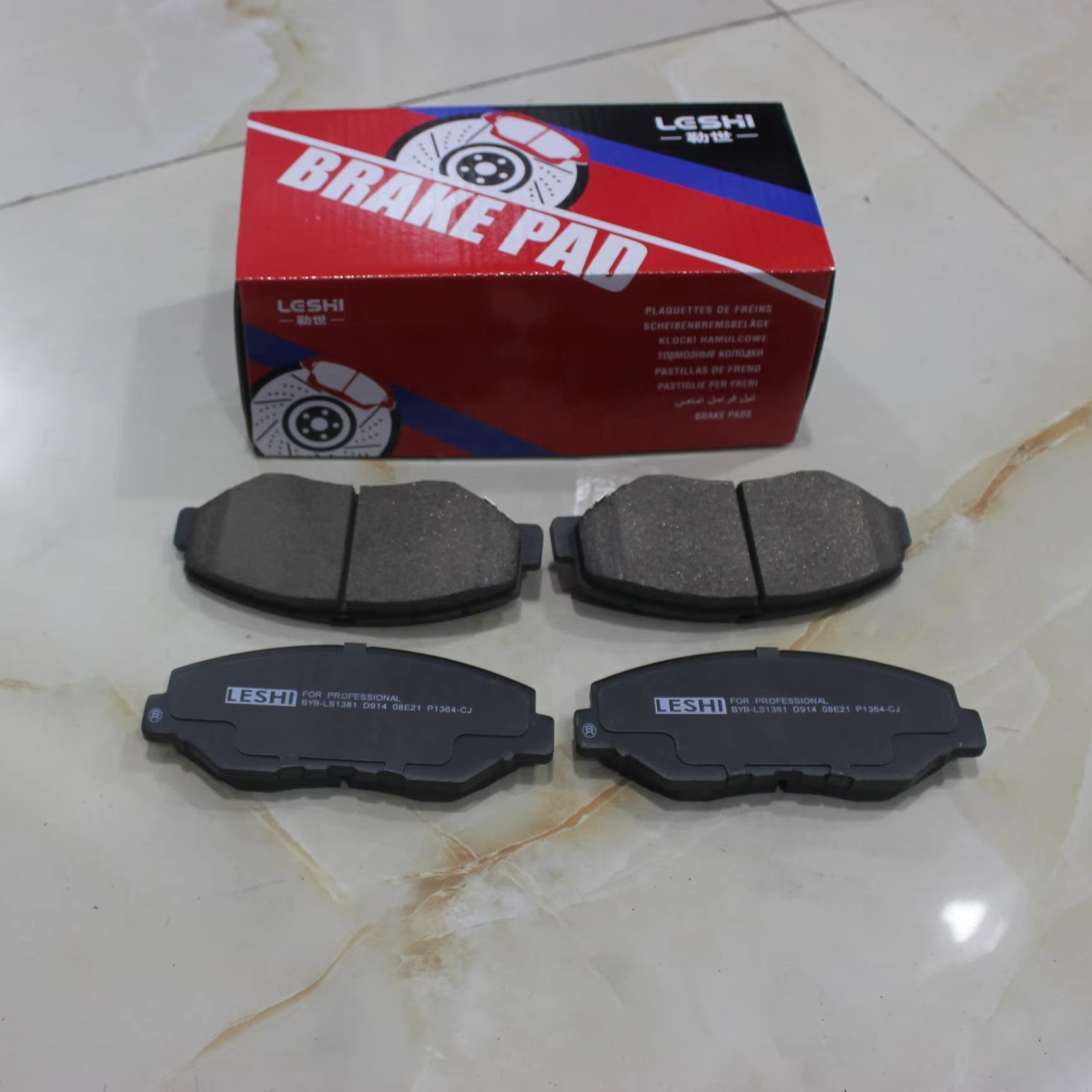LESHI LS1381 D914 D958 D943 OEM 45022S9AA01 06450S9AA00 Front Brake Pad for Honda CRV 2004